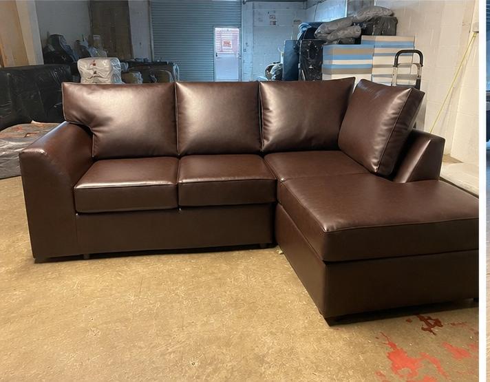The Executive L-Shape | Premium Faux Leather Corner Suite